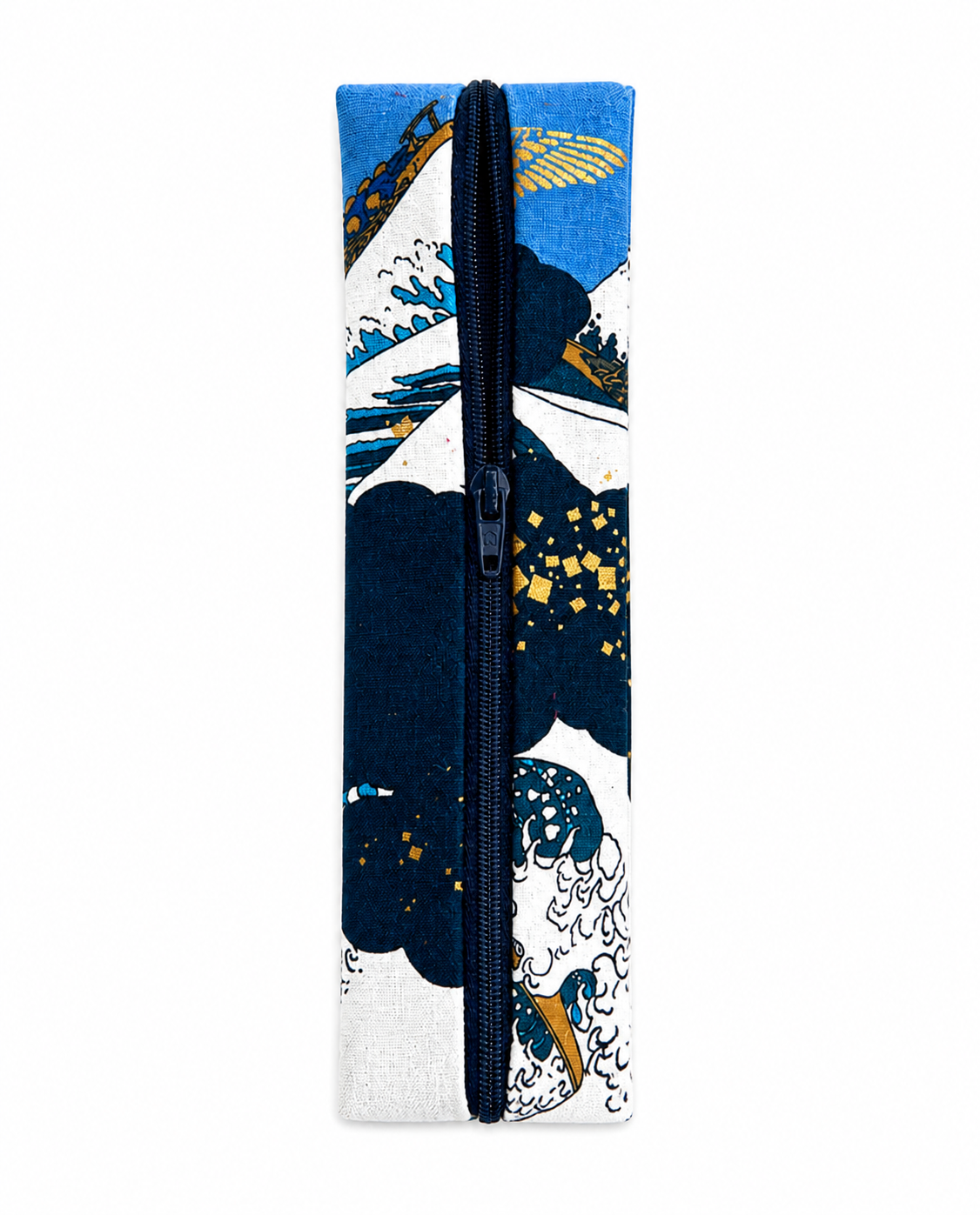 astuccio zippy - Hokusai blu