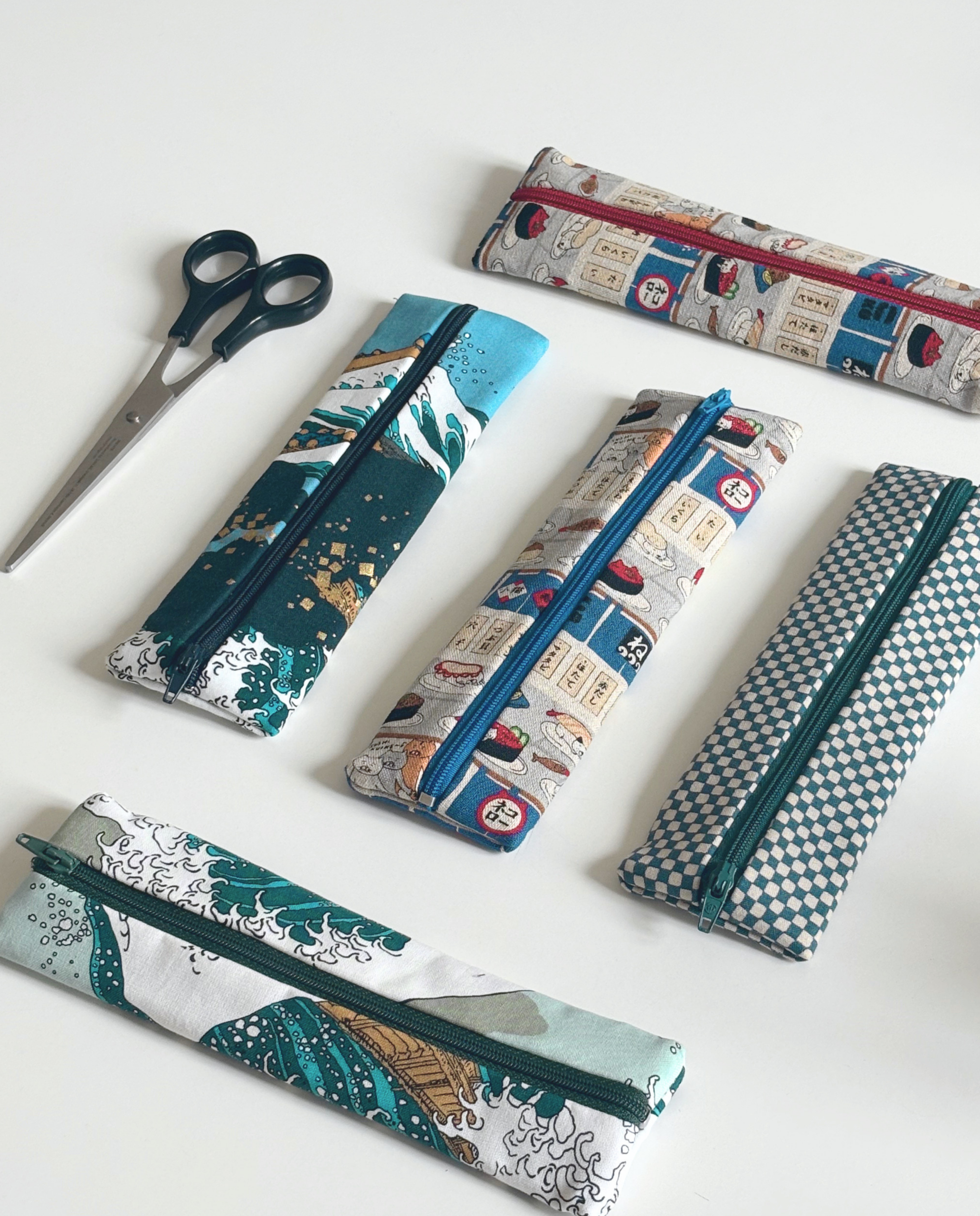 astuccio zippy - Hokusai blu - immagine 2