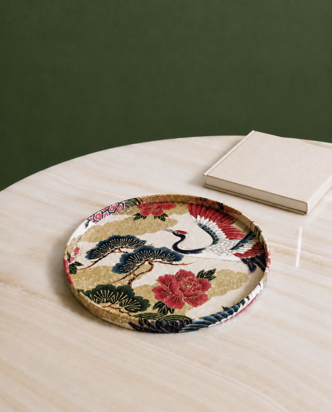 obon tray -Tsuru Kame